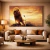 Quadro Decorativo Leão Rei Rugindo na internet