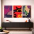 Kit 3 Quadros Decorativos Abstrato Curvas na internet