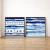 Kit 2 Quadros Decorativos Composição Mar - comprar online