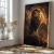 Quadro Decorativo Animais Leão Cósmico Majestoso - Outlet dos Quadros | Maior fábrica da América Latina