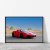 Quadro Decorativo Carros Automobilismo Ferrari Vermelha no Deserto na internet