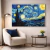 Quadro Decorativo Artista Van Gogh Noite Estrelada - buy online