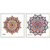 Kit 2 Quadros Decorativos Mandala Harmonia-Alegria na internet