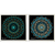 Kit 2 Quadros Decorativos Mandala Conexão na internet