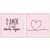 Kit 2 Quadros Decorativos Frases O Amor Mora Aqui Coração II na internet
