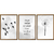 Kit 3 Quadros Decorativos Aquilo Que te Faz Feliz na internet