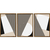 Kit 3 Quadros Decorativos Abstrato com Linhas on internet