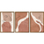 Kit 3 Quadros Decorativos Mulheres Minimalista Linhas na internet