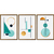 Kit 3 Quadros Decorativos Abstrato Geométrico III on internet