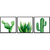 Kit 3 Quadros Decorativos Cactos on internet