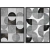 Kit 2 Quadros Decorativos Composição VIII na internet