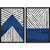 Kit 2 Quadros Decorativos Abstrato XI on internet