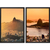 Kit 2 Quadros Decorativos Cidades Rio de Janeiro Por do Sol na internet