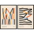 Kit 2 Quadros Decorativos Artista Bauhaus Minimalista Arte Composição na internet