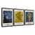 Kit 3 Quadros Decorativos Vincent Van Gogh - Trio II - loja online
