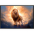 Quadro Decorativo Leão Iluminado Nuvens na internet