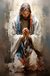 Quadro Decorativo Jesus em Oração - comprar online
