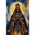 Quadro Decorativo Quadros Nossa Senhora Aparecida Azul e Ouro na internet