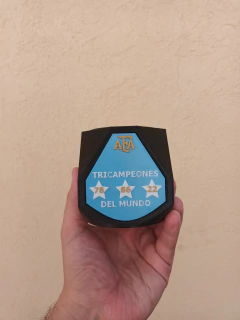 Mate Tricampeones del Mundo Boca Argentina Messi y Roman - comprar online