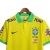 Camsia Seleção Brasileira I 22/23 Nike Torcedor Masculina - Amarela com detalhes em verde com todos os patrocinios - FANATIC STORE - A LOJA QUE VESTE VOCÊ
