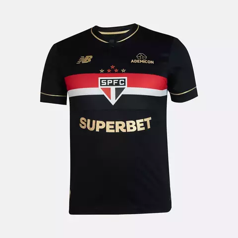 Camisa Comemorativa São Paulo 2025/26 - Masculina - Preta - comprar online
