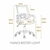 Cadeira Office Manchester Sem Relax, Assento Estof. Encosto Tela - loja online