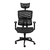 Cadeira Office Genebra Alta C/ Ajust. Braços, Espaldar Flexível, Sist. Relax,Assento e Encosto Tela - comprar online