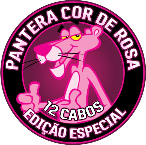 PANTERA COR DE ROSA 12 CABOS