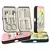 Kit Cortador De Unhas 07 Em 1 Conjunto De Manicure Pedicure De Aço Inoxidável Eletromex