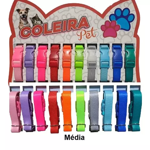 Coleira Para Gato Ou Cachorro - Tamanho Media