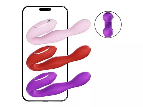 Vibrador De Ponto G E Clitóris Via Aplicativo (App) À Longa Distância 12 Modos De Vibração - Cod. 8345