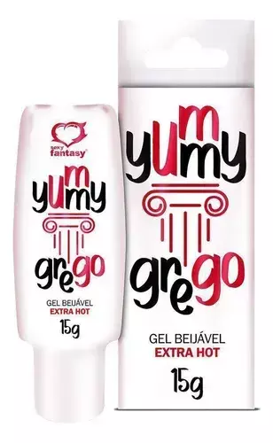 Yummy Grego Gel Beijável Extra Hot 15g Sexy Fantasy