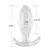 Plug Anal De Jelly Transparente 9Cm
