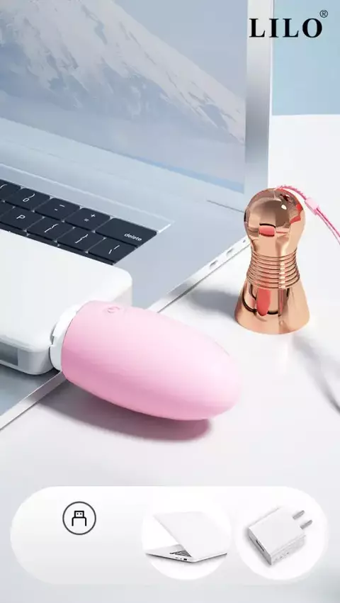 Vibrador De Clitoris Em Formato De Chocalho Com 10 Vibraçoes - Ov043