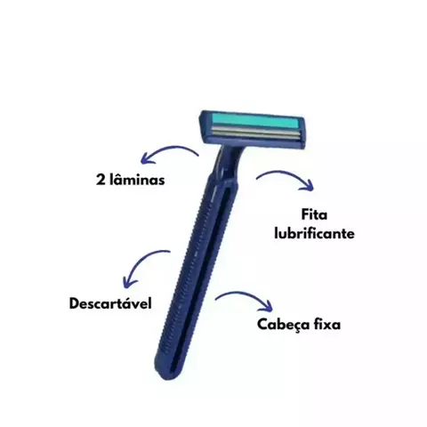Barbeador Com 2 Lâminas C/ 2 Und - Comfort 2