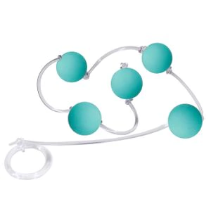 Colar Tailandês 5 Bolas Tamanho P (18Mm) Aveludadas