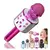 Microfone Bluetooth S/ Fio Youtuber Karaoke Cores - loja online