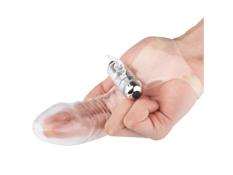 Capa Para Dois Dedos Com Estimulador Clitoriano Cod: Ca002