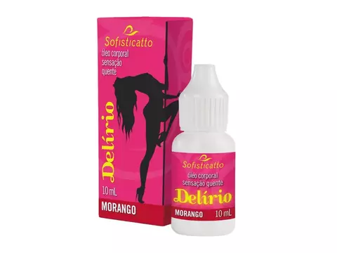Excitante Beijável Delírio De Morango Hot 10Ml Sofisticatto