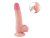 Prótese Dildo Super Realístico Dupla Camada - Ventosa Removível - 18,3 X 3,4 cm - IMPORTADA