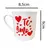 Caneca Branco 400Ml Te Amo Personalizada Plástico