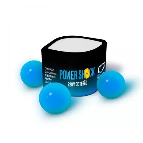 Bolinha Explosiva Power Shock 220V De Tesão Cápsula Eletrizante (3 Un) - Sexy Fantasy