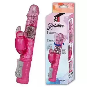 Vibrador Rotativo Com Textura 7 Vibrações Com Rotação 360º - Cod 7236