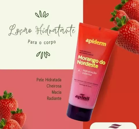 Morango Do Nordeste Loção Hidratante Corporal 190G Apinil