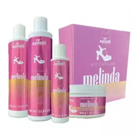 Kit Capilar Melinda Apinil Com 4 Itens
