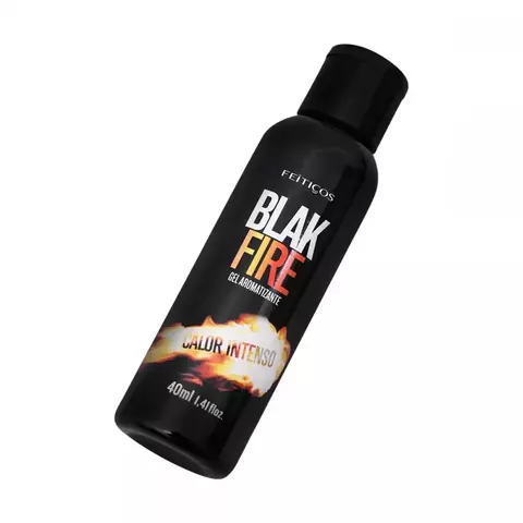 Black Fire Excitante E Gel Comestível Beijável Blak Fire Calor Intenso 40Ml Feitiços