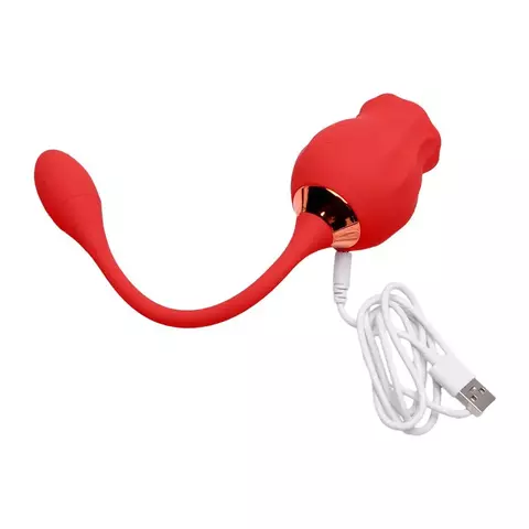 Rosa Vibrador Pulsação 12 Modos Super Potentes Snak Tongue Recarregavel