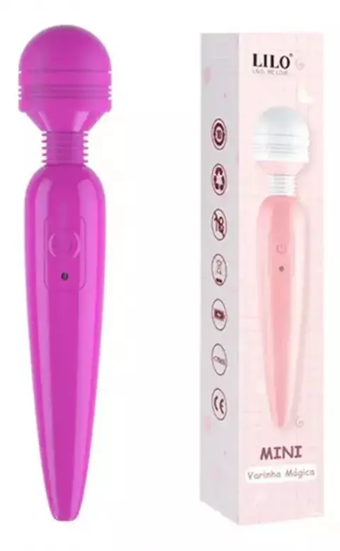 Varinha Mágica Recarregável Com 10 Modos De Vibração Lilo