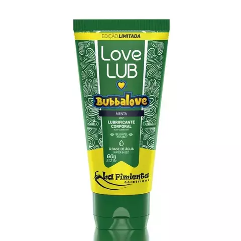 Lubrificante Love Lub Bubbalove 60G La Pimienta - Menta