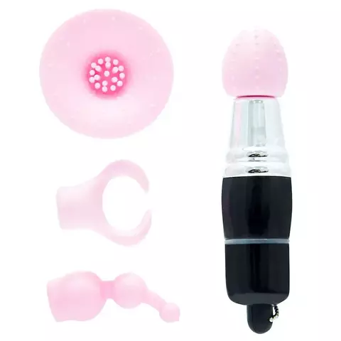 Mini Massageador Com 4 Em 1 Cabeças Removíveis - Cod 5236